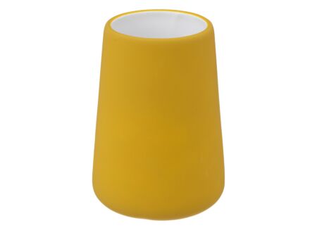 Beker Cocon Ø8,3x12cm - stoneware - mosterd