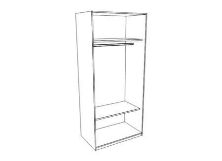 Garde-robe Vic 102cm