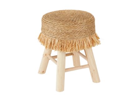 Kruk Gimpo Ø30xH40cm - den massief - naturel