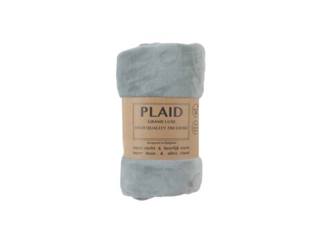 Plaid 150x200cm - microvezel - blauw