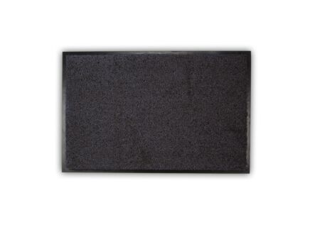 Deurmat Wash and clean 90x60cm katoen grijs