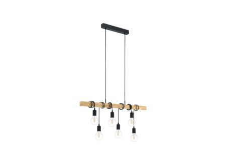 Hanglamp Townshend 110x100cm 6x60W E27