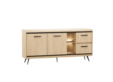 Buffet Piazza 182cm - décor - brushed sand oak nature Buffet Piazza 182cm - décor - brushed sand oak nature