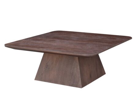 Salontafel Monsoon 80x80cm - mango massief - bruin