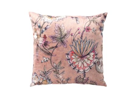 Kussen Flore 45x45cm - polyester - misty rose