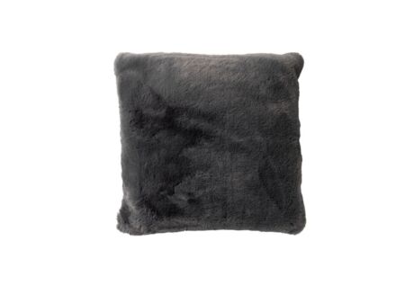 Kussen Zaya 45x45cm - stof - charcoal grey