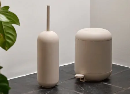 Foto ambiance - Brosse wc Sensu Ø11,80x41cm - céramique - sable