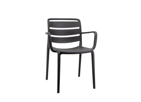 Tuinstoel Matta 60x55x81cm - polypropyleen - antraciet