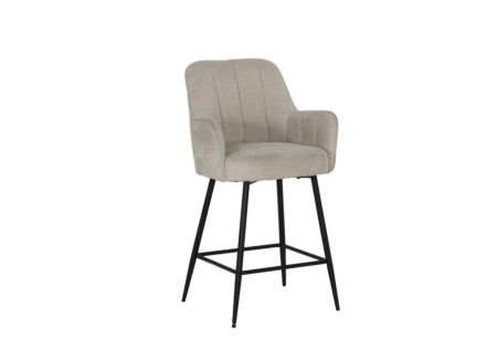 Barstoel Bonzo ZH67cm - stof - lichtgrijs