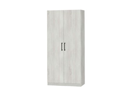 Opbergkast 80cm - decor - witte eik