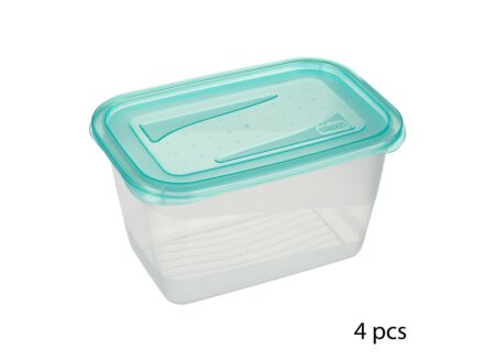 Bewaardoos Fresh & Freeze 750ml set van 4