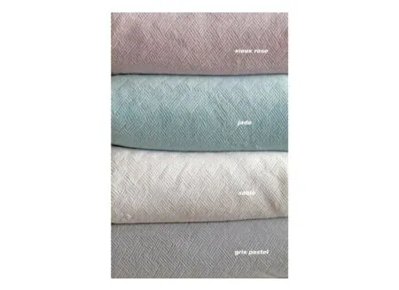 Couleurs - Peignoir Antwerpen M/L microfibre vieux rose