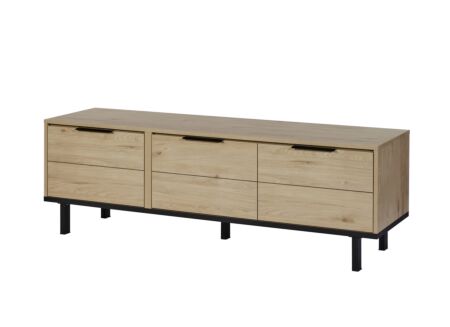 Tv-meubel Toby 175cm - decor - castella oak