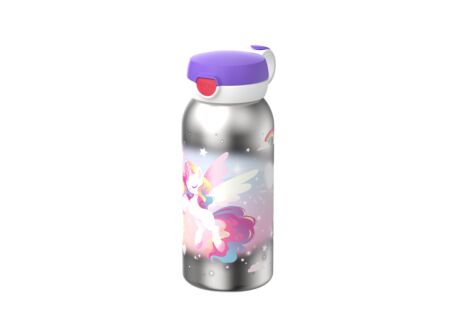 Bouteille isotherme Campus Flipdop Unicorn Glow 500ml - acier inoxydable - multicolore