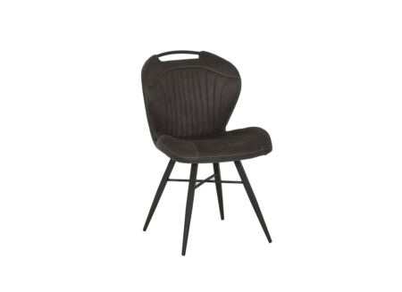 Stoel Mace 50,5x61x87cm - stof - zorro antraciet