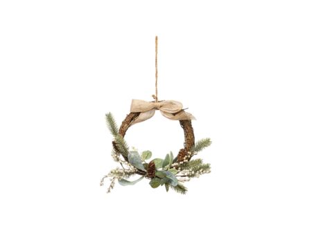 Kerstdecoratie Kerstkrans H26cm