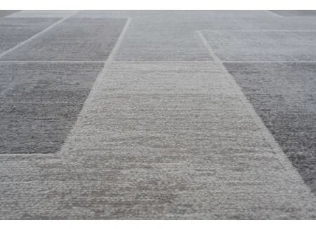 Detailfoto - Tapijt Aspero 200x290cm - polyester - grijs