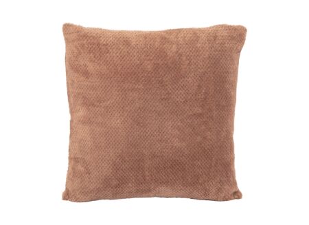 Kussen Pippa 45x45cm - flanel - mokka