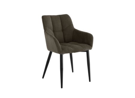 Fauteuil Conan 61x56x84cm - stof - bruin
