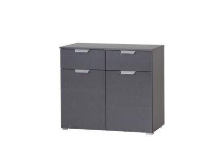 Commode 93x42x81cm - decor - kunststof alu
