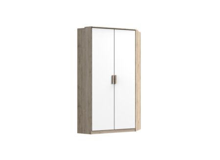 Kleerkast Cariba 120cm - decor - sanremo/wit