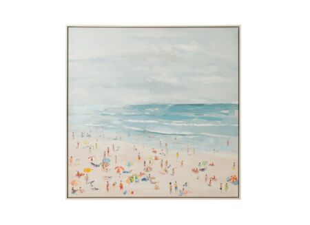 Print op canvas Beach 80x80cm