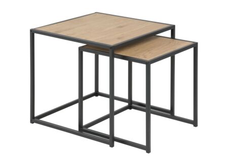 Bijzettafel 50x50cm set van 2