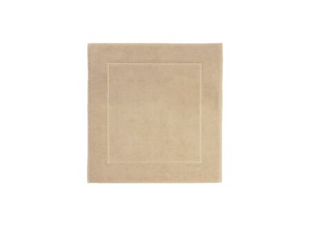 Tapis de bain London 60x60cm - coton - golden avec antidérapant