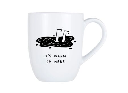 Mok Cosy It's warm in here 53cl - porselein - wit