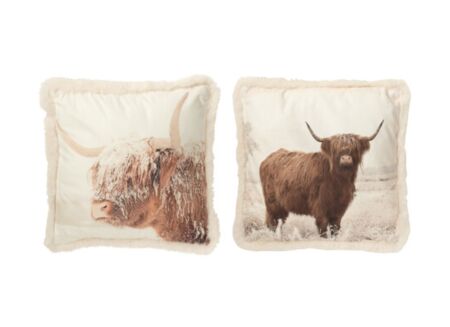 Kussen Yack 40x40cm - stof - beige
