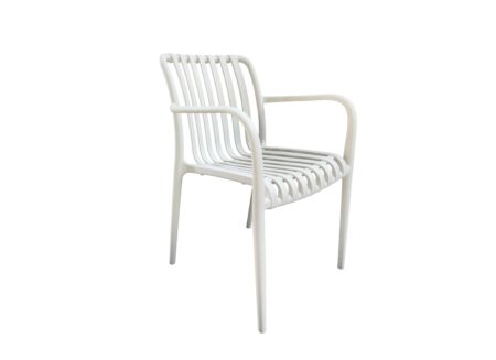 Tuinstoel Cute 46x58x81cm - kunststof - amandel