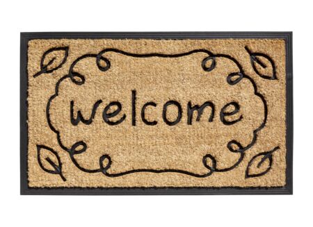 Deurmat Bombay Welcome 75x45cm kokos bruin