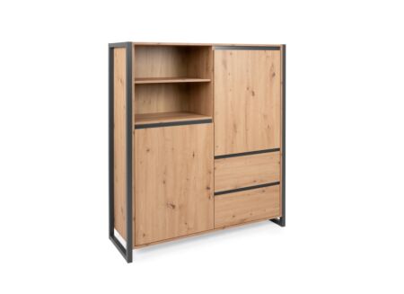 Dressoir Denver 120cm - spaanplaat - artisanale eik