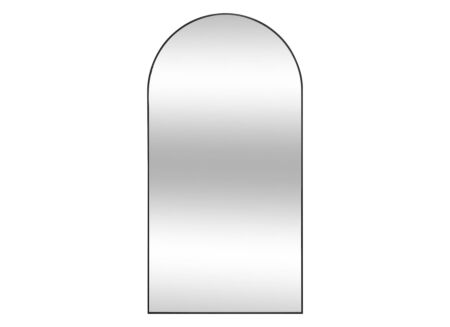 Spiegel Alice 177x91cm - metaal & spiegelglas - zwart