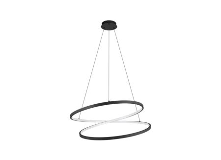 Hanglamp Ruotale Ø70cm 42W LED metaal zwart