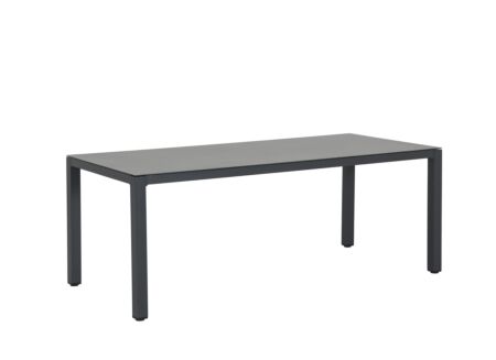 Tuintafel Breeze 200x90x74cm - aluminium - grijs