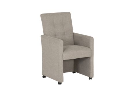 Stoel Bilbao
 59x57x97cm - stof - greige