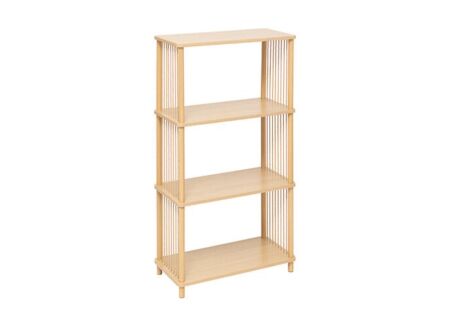 Opbergrek Kord 60x30x110cm - MDF & staal - naturel