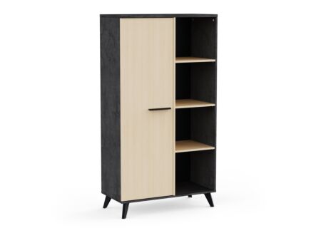 Barkast Kent 83cm - decor - chêne de fil & sidewalk