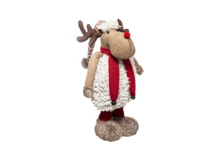 Kerstdecoratie Telescopisch Rendier H144cm
