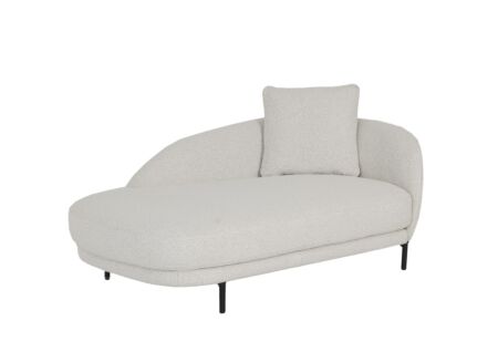 Chaise longue Carre 170x100x78cm - stof - beige