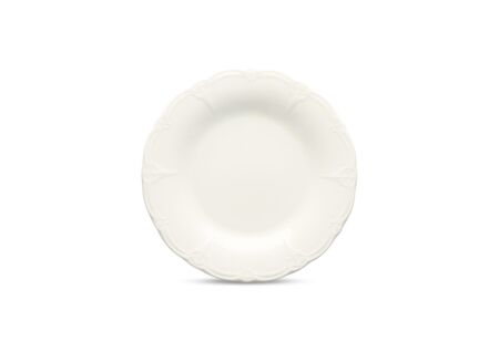 Bord Retro Ø27cm - porselein - ivoor