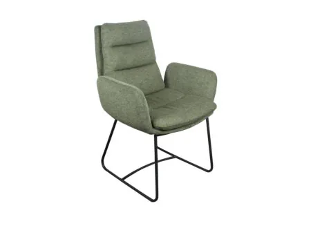 Chaise Crux tissu vert - Chaise Crux 67x62x93cm - tissu - vert