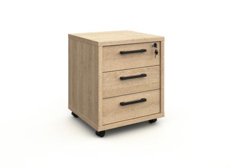 Ladeblok Flexo-2 51x48x59cm - decor - zand eik met slot