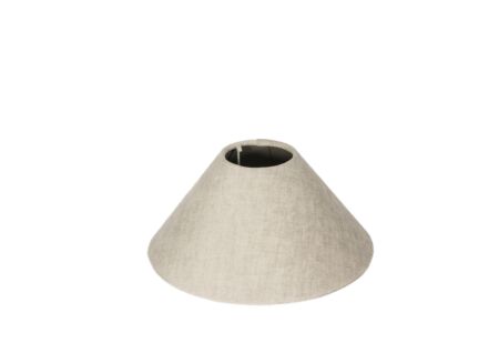 Lampenkap Juwel Ø30cm - stof - natuur