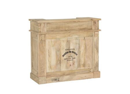 Barkast Djinn 120cm - mango massief - naturel