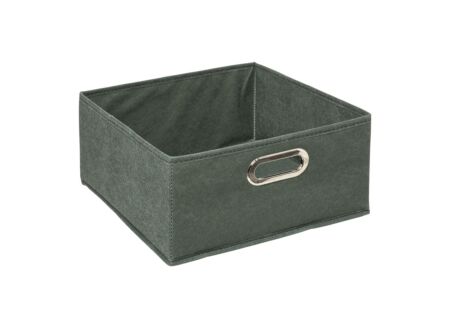 Opbergbox 31x31x15cm kaki