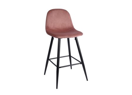 Barstoel Charlton ZH66cm - stof - misty roze