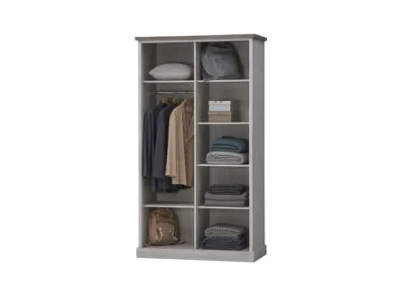 Indeling - Kleerkast Eline 118cm - decor - white oak/autumn oak