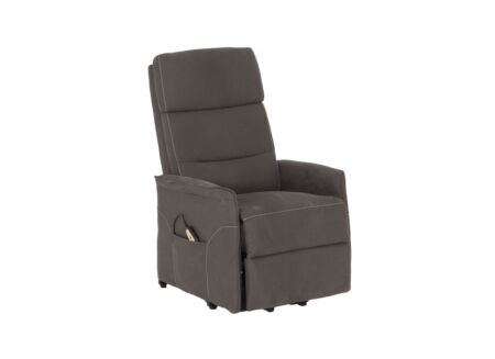 Relaxzetel Penny Lane elektrisch stof grijs